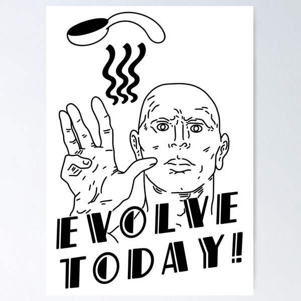 Item preview, Evolve Today - Telekinesis designed and sold by Ziad Alhaddad.
