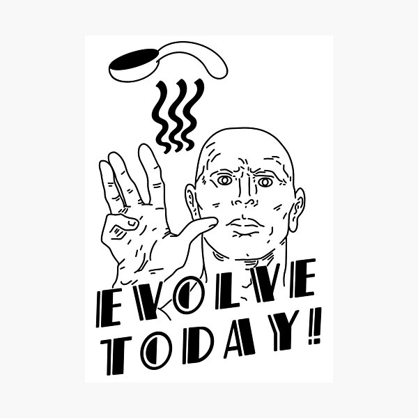 Item preview, Evolve Today - Telekinesis designed and sold by Ziad Alhaddad.