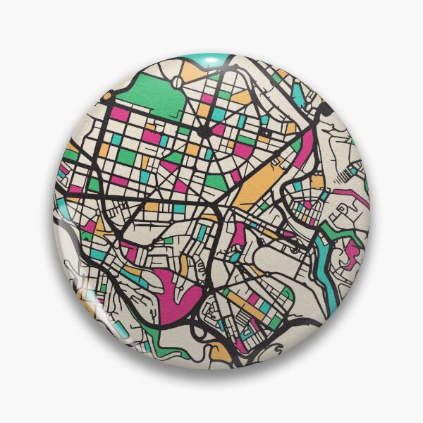 Item preview, Bilbao, Spain Street Map designed and sold by A Deniz Akerman.