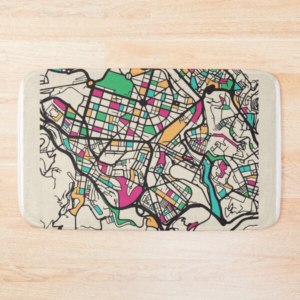 Item preview, Bilbao, Spain Street Map designed and sold by A Deniz Akerman.
