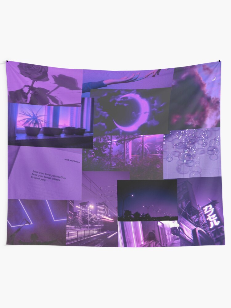 purple aesthetic tapestry