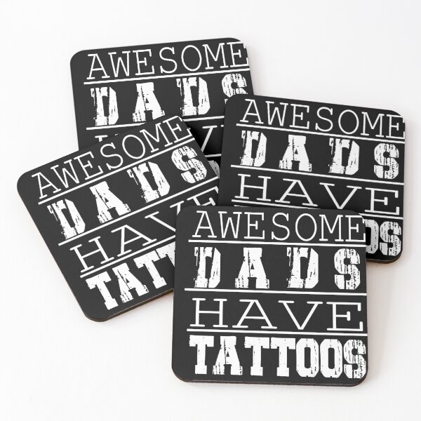Item preview, Awesome Dads Have Tattoos designed and sold by ilias13.