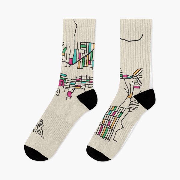 Item preview, Mapa de la calle Big Bear City, California designed and sold by A Deniz Akerman.