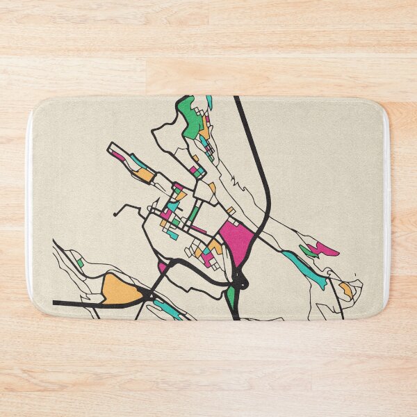 Item preview, Bergen, Norway Street Map designed and sold by A Deniz Akerman.