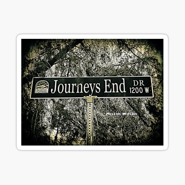 Journeys End Drive, La Cañada Flintridge, CA by Mistah Wilson Sticker