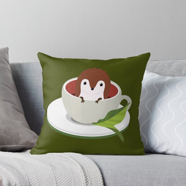 Item preview, Hedgehog in Coffee Cup designed and sold by Julia2Julia.