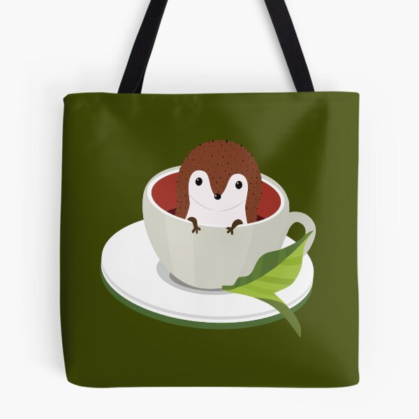 Item preview, Hedgehog in Coffee Cup designed and sold by Julia2Julia.