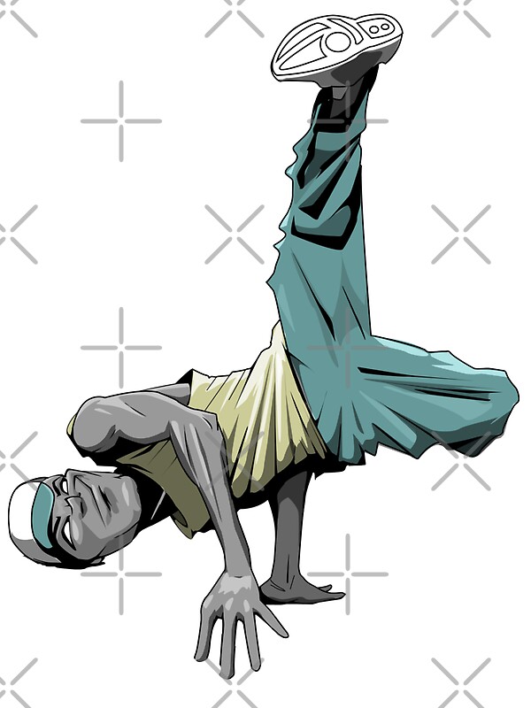 "BBOY Pose 2" Stickers By Styleuniversal | Redbubble