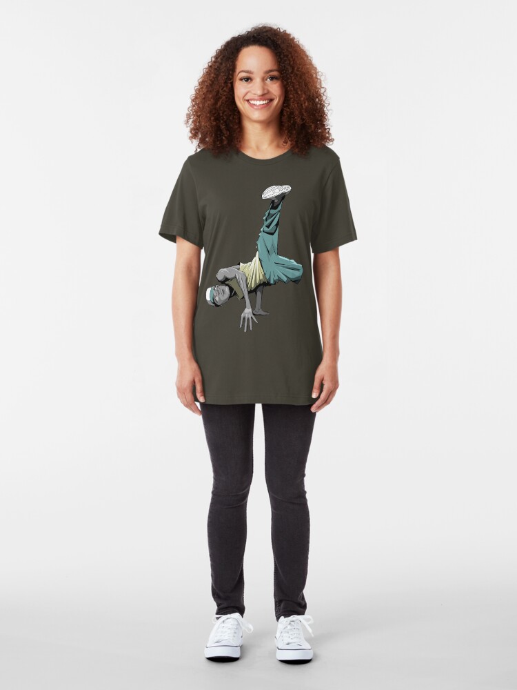 Alternate view of BBOY pose 2 Slim Fit T-Shirt