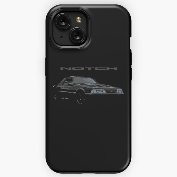 Body Mustang Fox à encoche noire Coque antichoc iPhone