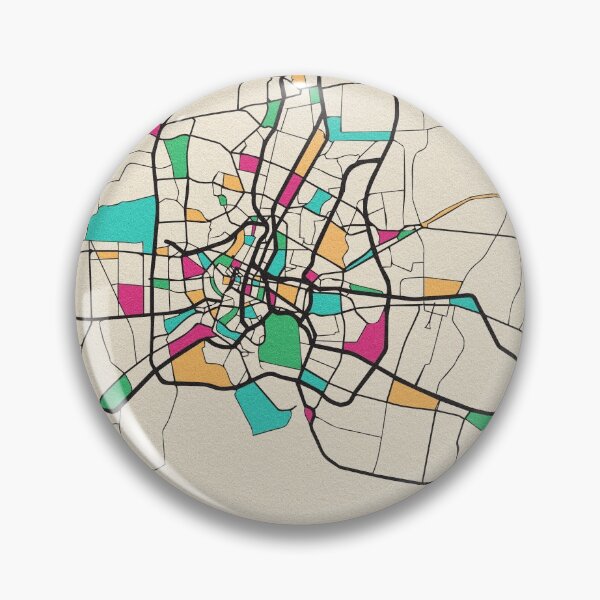 Item preview, Bangkok, Thailand Street Map designed and sold by A Deniz Akerman.