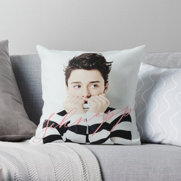 Schnapp | Awesome Merch of Noah Schnapp Throw Pillow