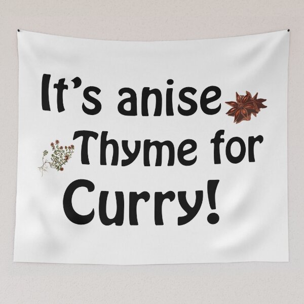 Item preview, Its anise thyme for curry designed and sold by Anteia.