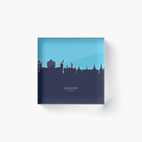Item preview, Auburn Alabama Skyline designed and sold by ArtPrints.