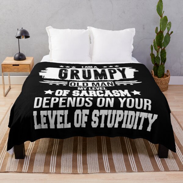 Item preview, I Am A Grumpy Old Man My Level Of Sarcasm Depends On Your designed and sold by BAISSANE.