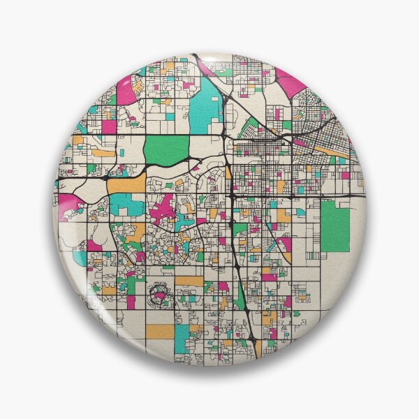 Item preview, Bakersfield, California Street Map designed and sold by A Deniz Akerman.