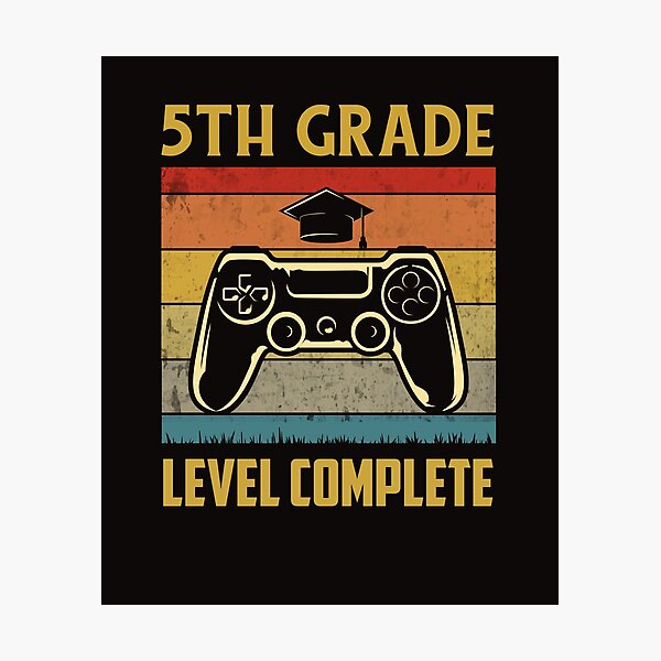 Item preview, 5th Grade Level Complete Graduation Student Video Gamer Gift designed and sold by 96design.