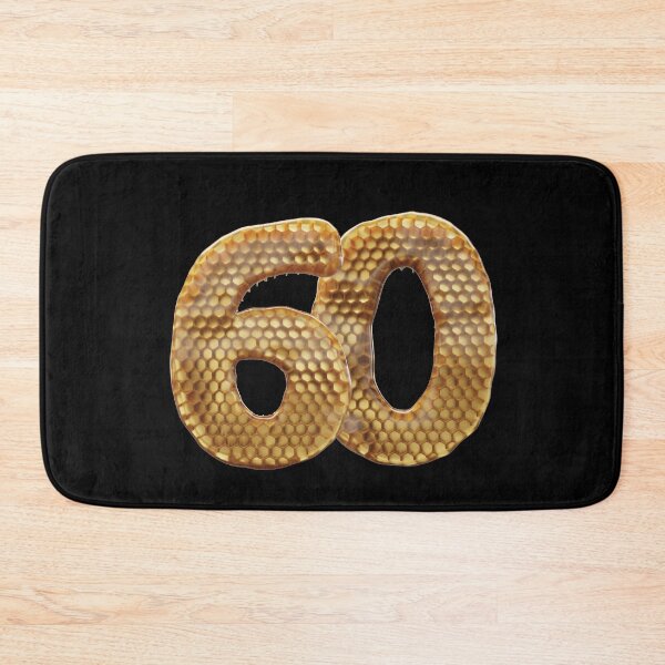Item preview, 60 Number 3d Honey Numbers Font designed and sold by HelloFromAja.