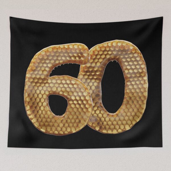 Item preview, 60 Number 3d Honey Numbers Font designed and sold by HelloFromAja.
