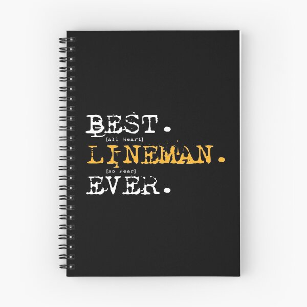 Item preview, Best Lineman Ever All Heart No Fear designed and sold by KoolMoDee.