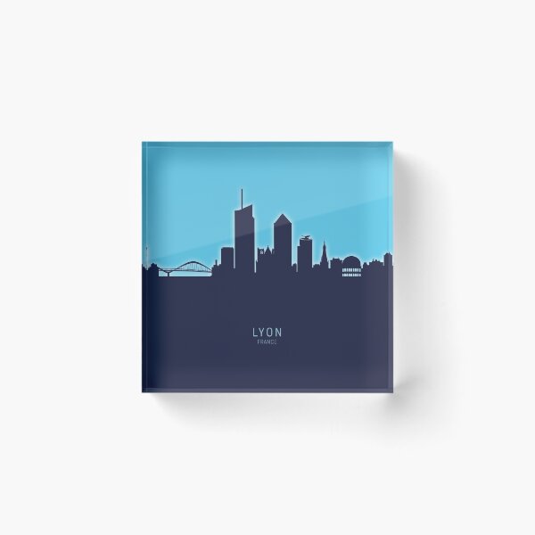 Item preview, Lyon France Skyline designed and sold by ArtPrints.