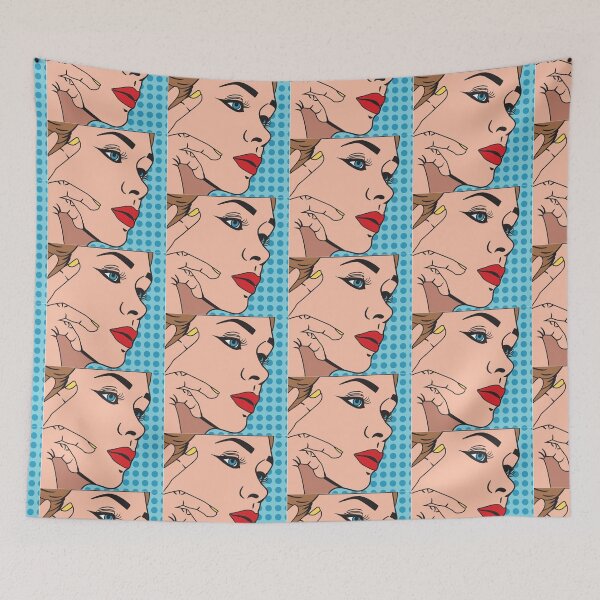 Item preview, Pop Beautiful Comic Girl Art Work designed and sold by Seopdesigns.
