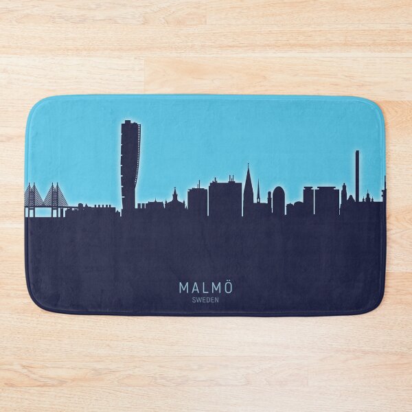 Item preview, Malmö Sweden Skyline designed and sold by ArtPrints.