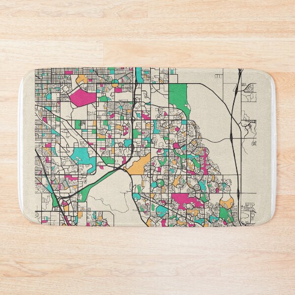Item preview, Aurora, Colorado Street Map designed and sold by A Deniz Akerman.