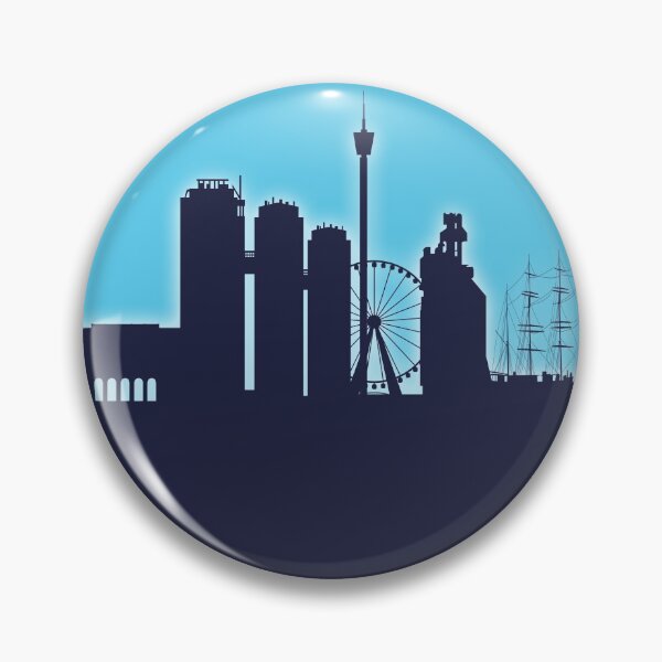 Item preview, Gothenburg Sweden Skyline designed and sold by ArtPrints.