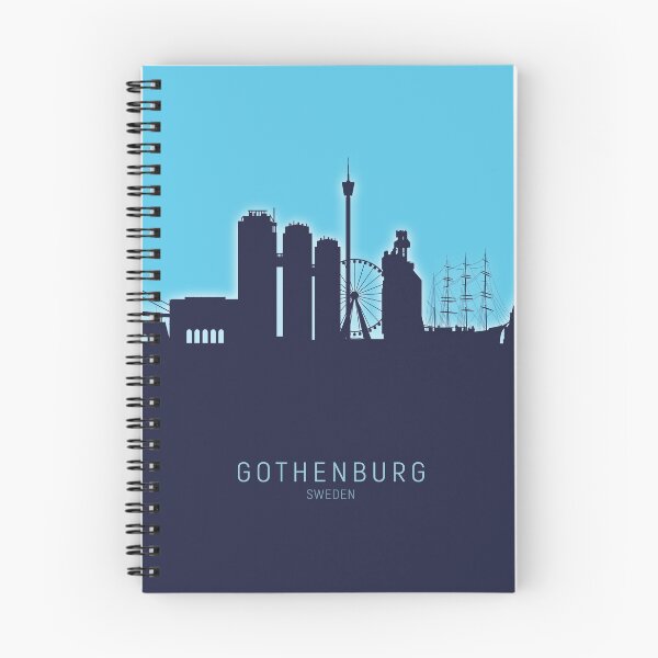 Item preview, Gothenburg Sweden Skyline designed and sold by ArtPrints.