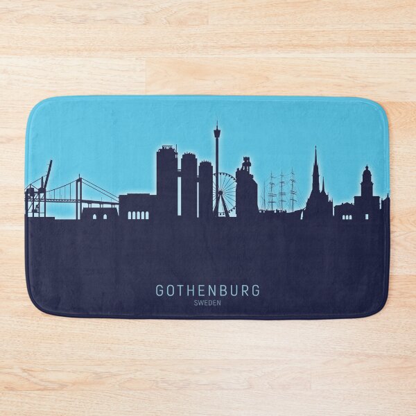 Item preview, Gothenburg Sweden Skyline designed and sold by ArtPrints.