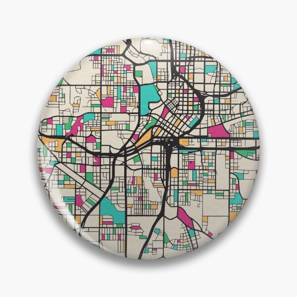 Item preview, Atlanta, Georgia Street Map designed and sold by A Deniz Akerman.