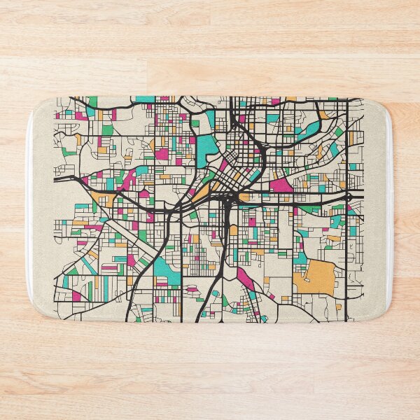 Item preview, Atlanta, Georgia Street Map designed and sold by A Deniz Akerman.