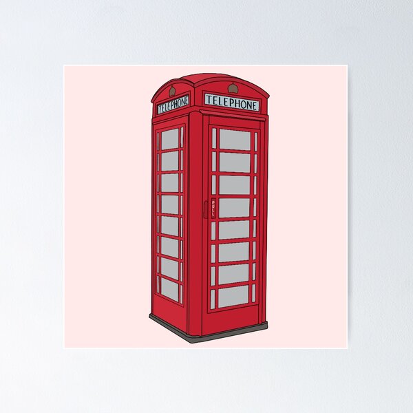 Item preview, London telephone box designed and sold by enchantededits.