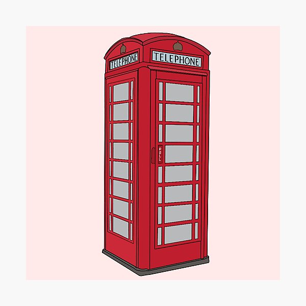 Item preview, London telephone box designed and sold by enchantededits.