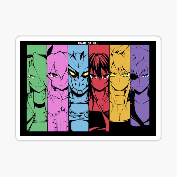 Anime Akame ga Kill! Sticker