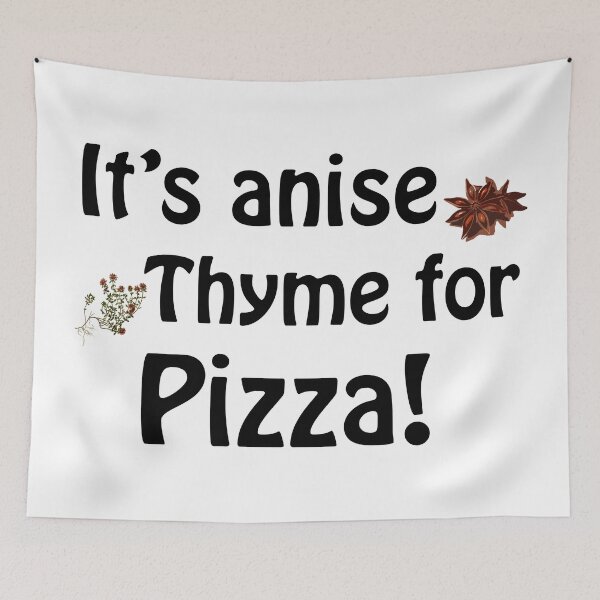 Item preview, Its anise thyme for pizza designed and sold by Anteia.