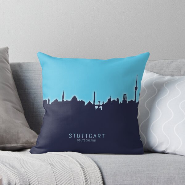 Artikelvorschau, Stuttgart Germany Skyline entworfen und verkauft von ArtPrints.