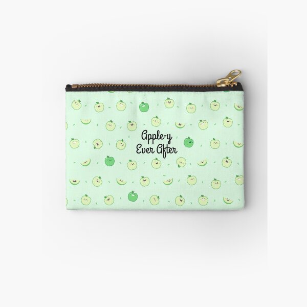 Item preview, Lindo patrón de manzanas verdes punny Apple-y Ever After designed and sold by BooTeeQue.