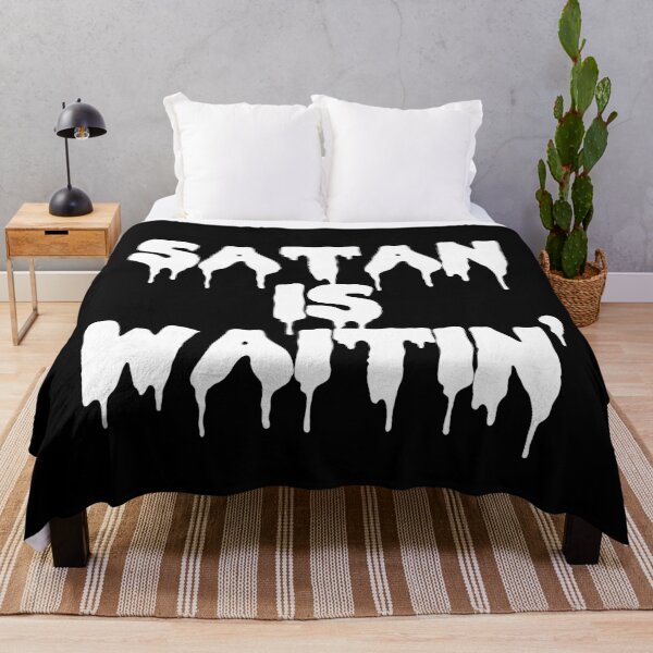 Item preview, Satan Is Waitin' designed and sold by Good-Looking Corpse.