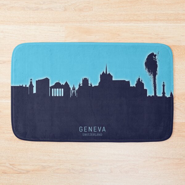 Item preview, Geneva Switzerland Skyline designed and sold by ArtPrints.