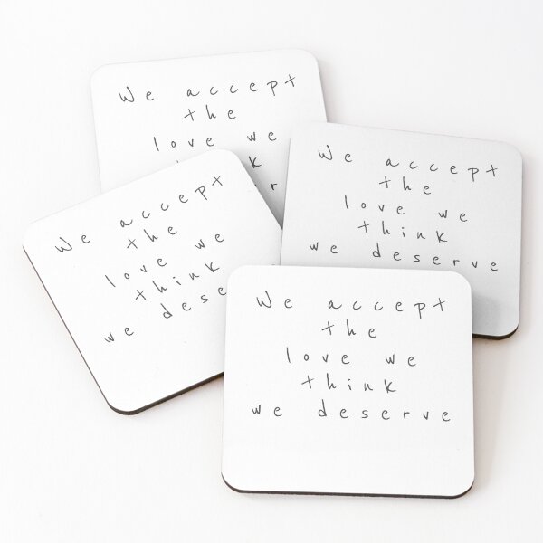 Item preview, we accept the love we think we deserve designed and sold by coramarjorie.