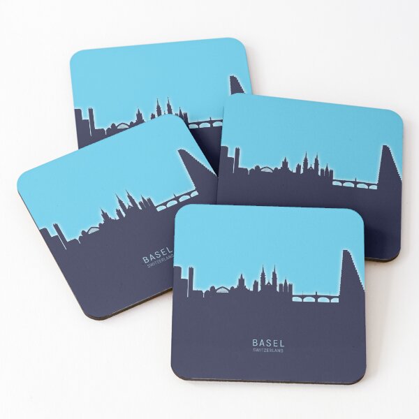 Item preview, Basel Switzerland Skyline designed and sold by ArtPrints.