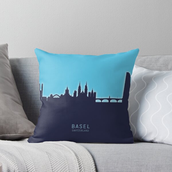 Item preview, Basel Switzerland Skyline designed and sold by ArtPrints.