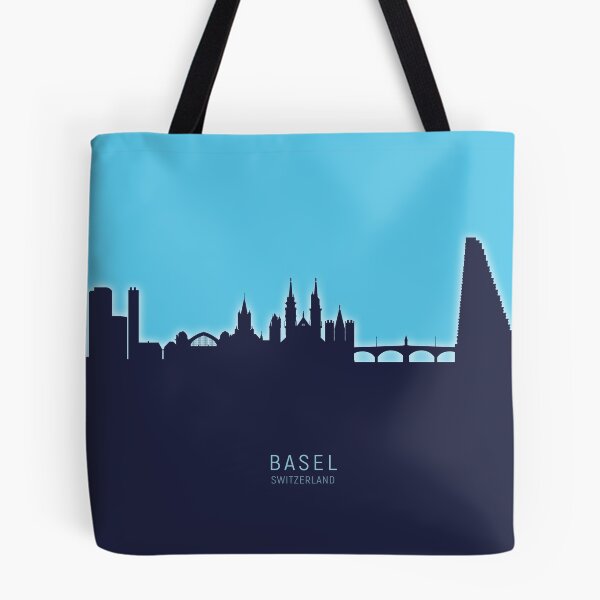Item preview, Basel Switzerland Skyline designed and sold by ArtPrints.