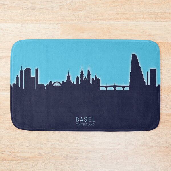 Item preview, Basel Switzerland Skyline designed and sold by ArtPrints.