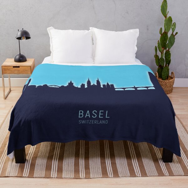 Item preview, Basel Switzerland Skyline designed and sold by ArtPrints.