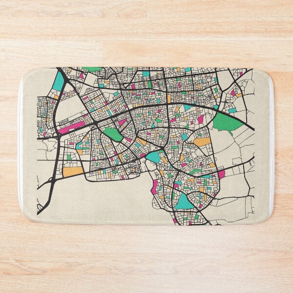 Item preview, Antalya, Turkey Street Map designed and sold by A Deniz Akerman.