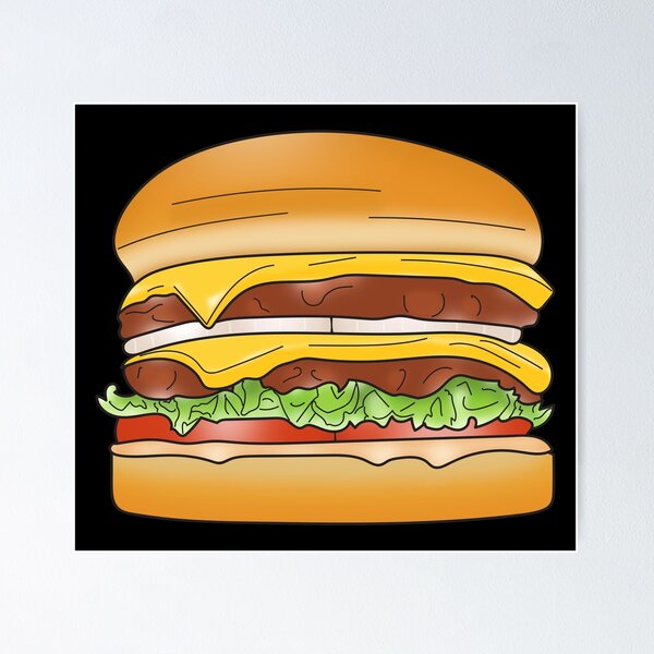 Item preview, Burger - Fast Food designed and sold by maniacfitness.