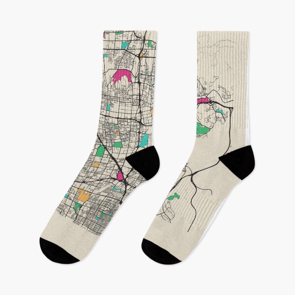 Item preview, Anaheim, California Street Map designed and sold by A Deniz Akerman.